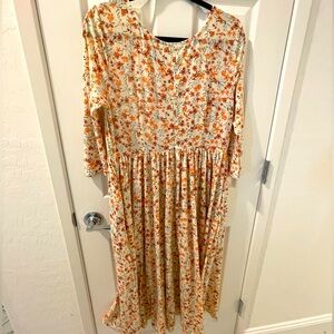 JessaKae XL maxi dress with pockets and zipper in the back